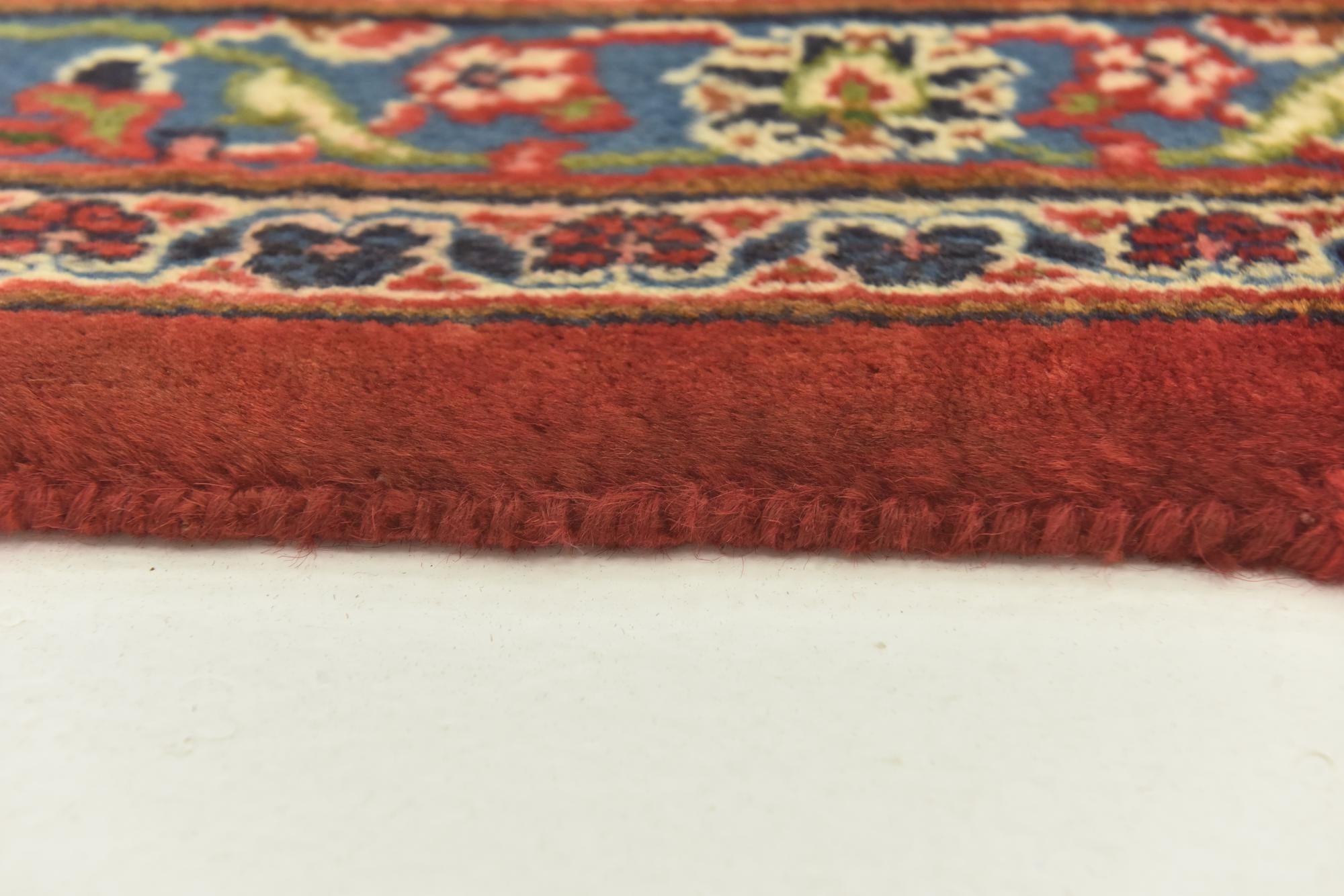 9' 8 x 12' 9 Hand Knotted Mashad Persian Wool Rug