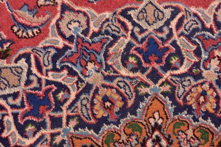 9' 8 x 12' 7 Hand Knotted Mashad Persian Wool Rug