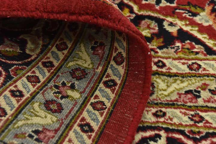 9' 8 x 13' Hand Knotted Mashad Persian Wool Rug