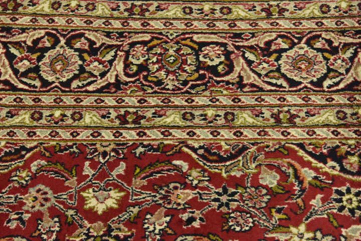 9' 8 x 13' Hand Knotted Mashad Persian Wool Rug