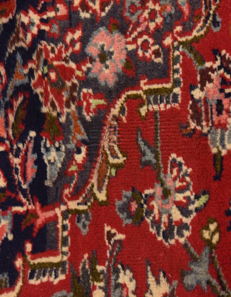 Detail image of 9' 9 x 12' 7  Hand Knotted Mashad Persian Wool Rug