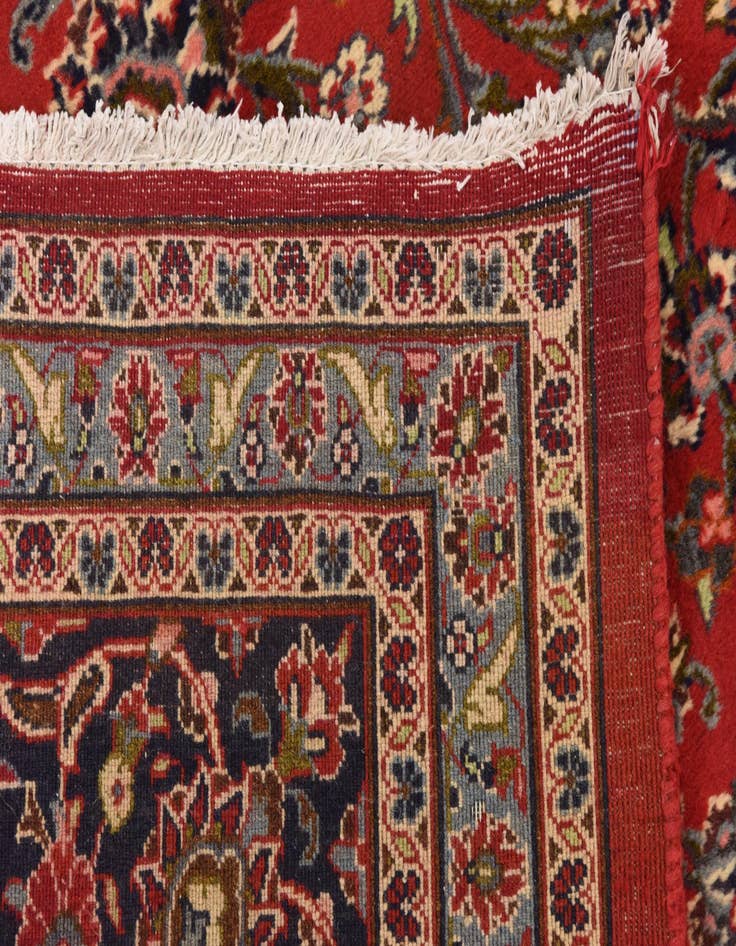 Detail image of 9' 9 x 12' 7  Hand Knotted Mashad Persian Wool Rug