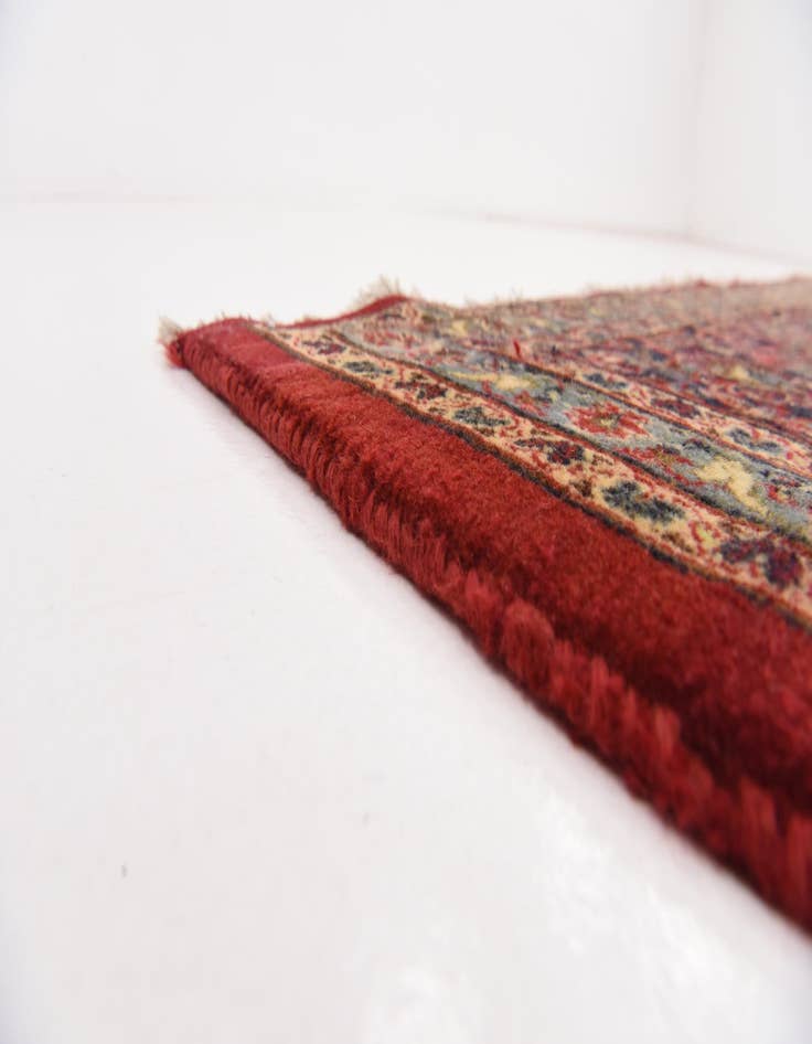 Detail image of 9' 9 x 12' 7  Hand Knotted Mashad Persian Wool Rug