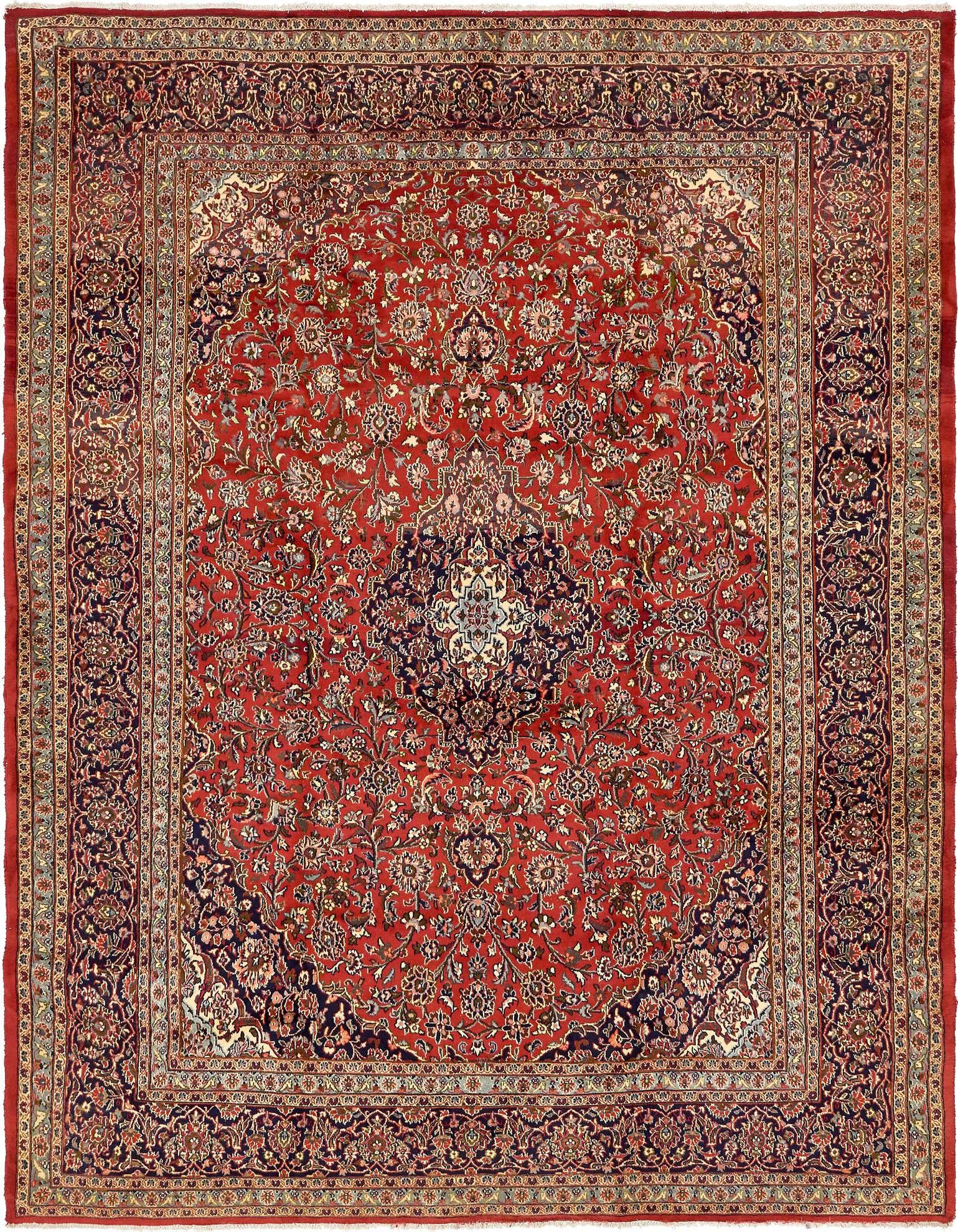 Primary image of 297cm x 385cm  Hand Knotted Mashad Persian Wool Rug