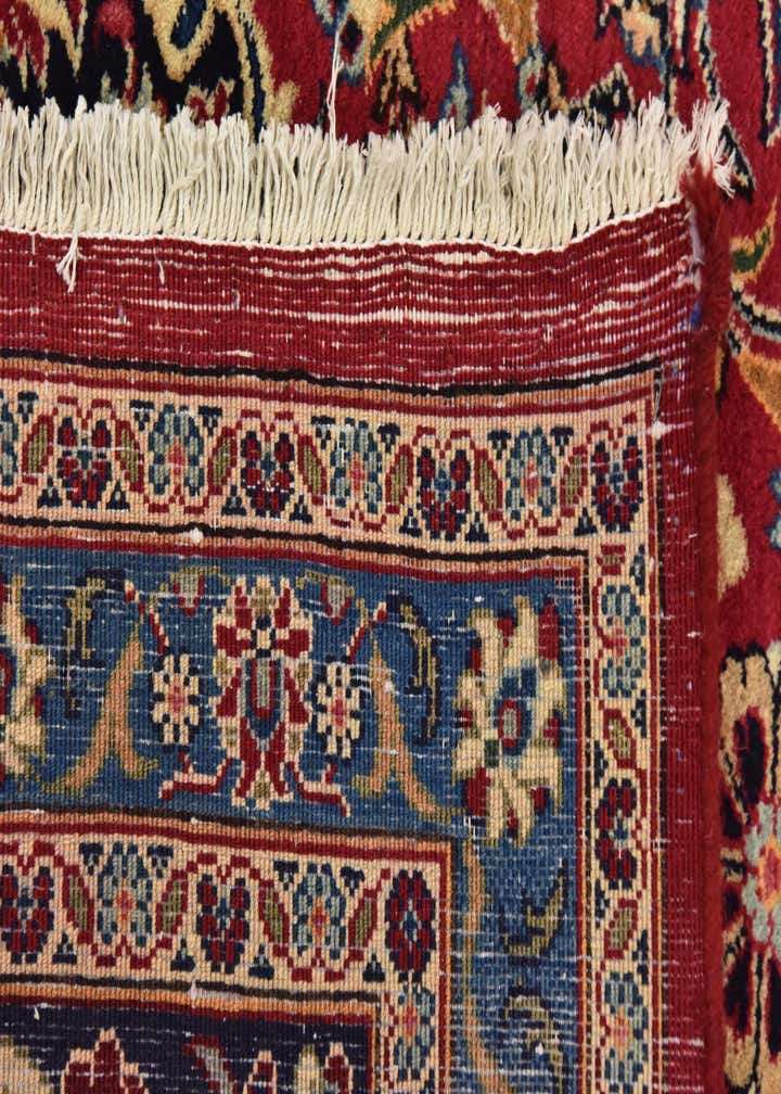 9' 9 x 12' 10 Hand Knotted Mashad Persian Wool Rug