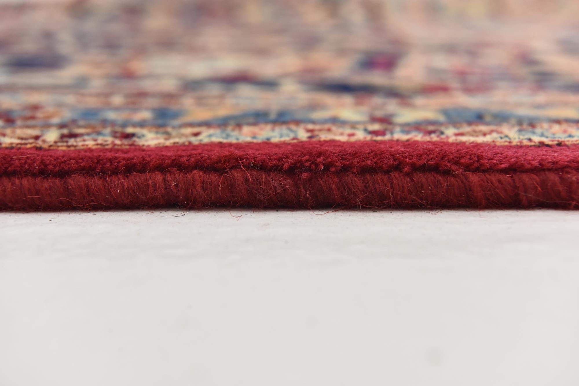 9' 9 x 12' 10 Hand Knotted Mashad Persian Wool Rug