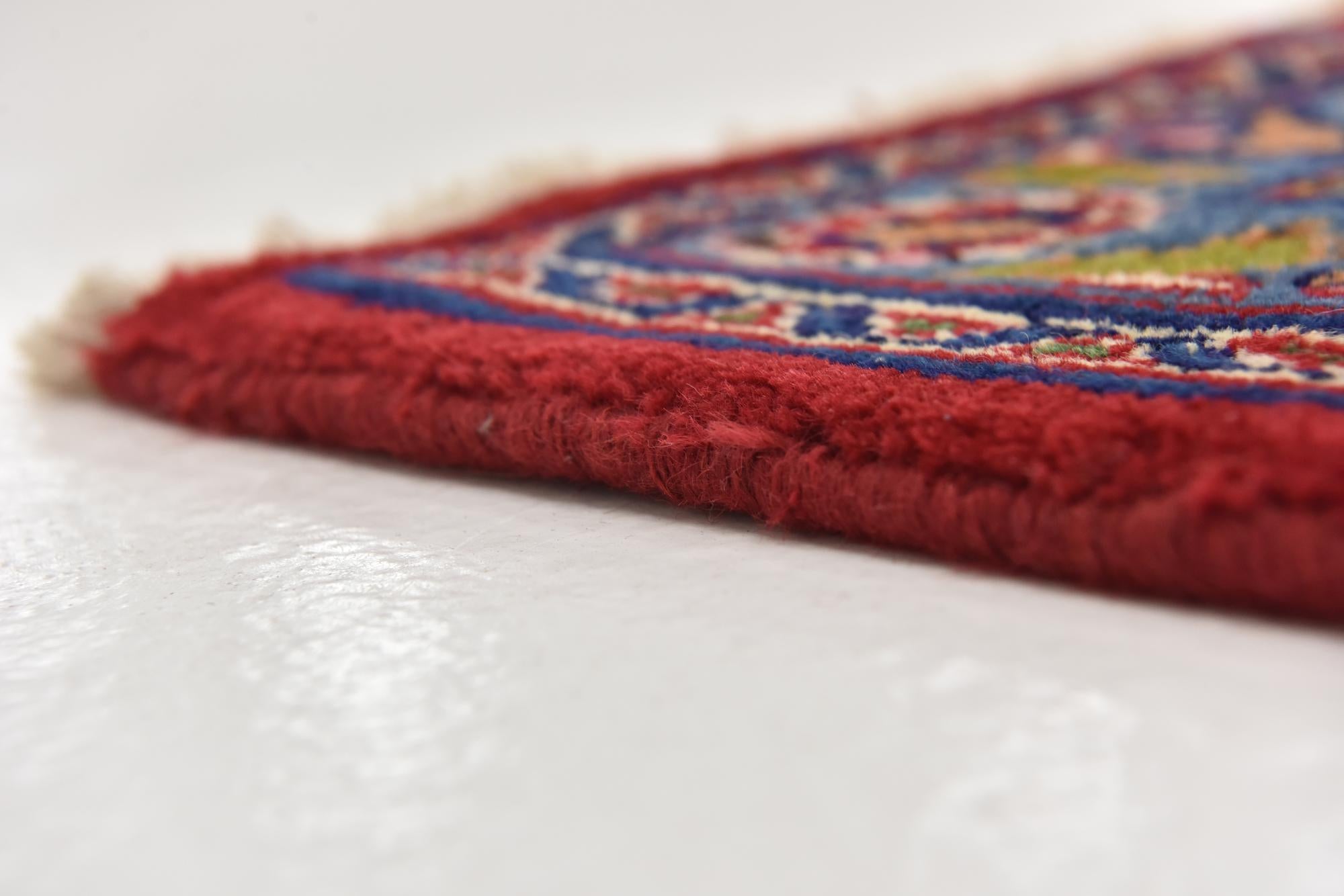 9' 6 x 12' 9 Hand Knotted Mashad Persian Wool Rug
