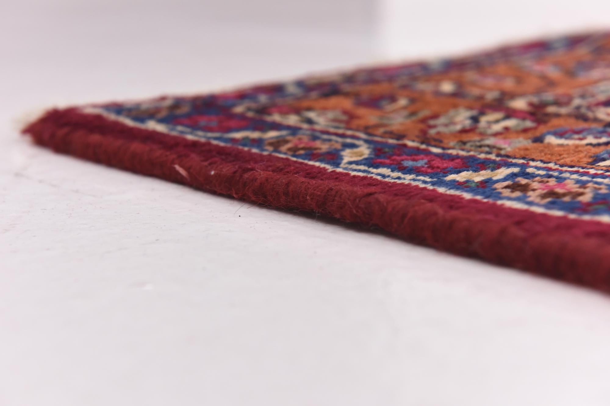 9' 6 x 12' 9 Hand Knotted Mashad Persian Wool Rug