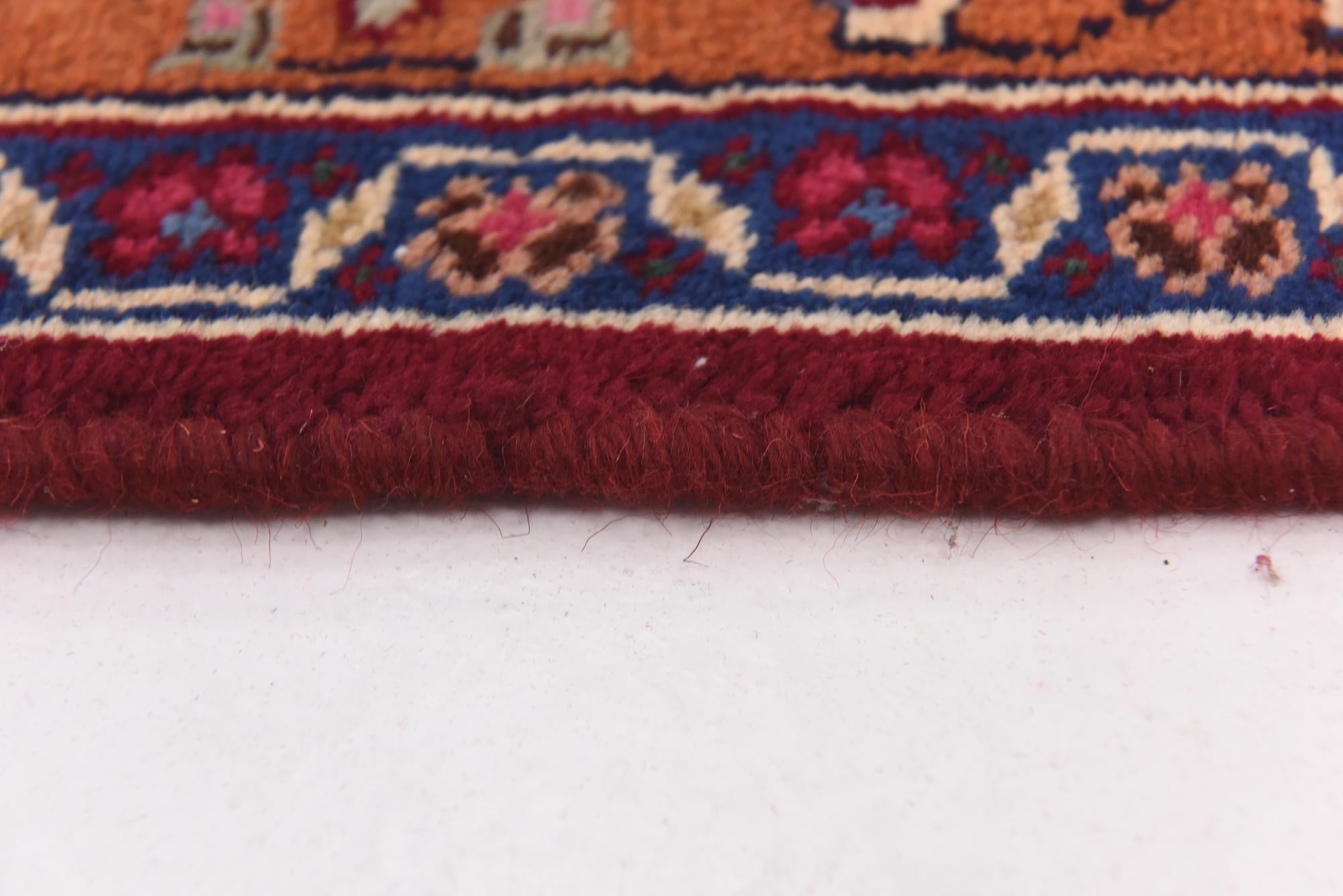 9' 6 x 12' 9 Hand Knotted Mashad Persian Wool Rug