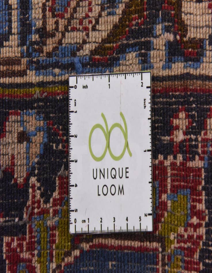 Detail image of 9' 9 x 12'  Hand Knotted Mashad Persian Wool Rug