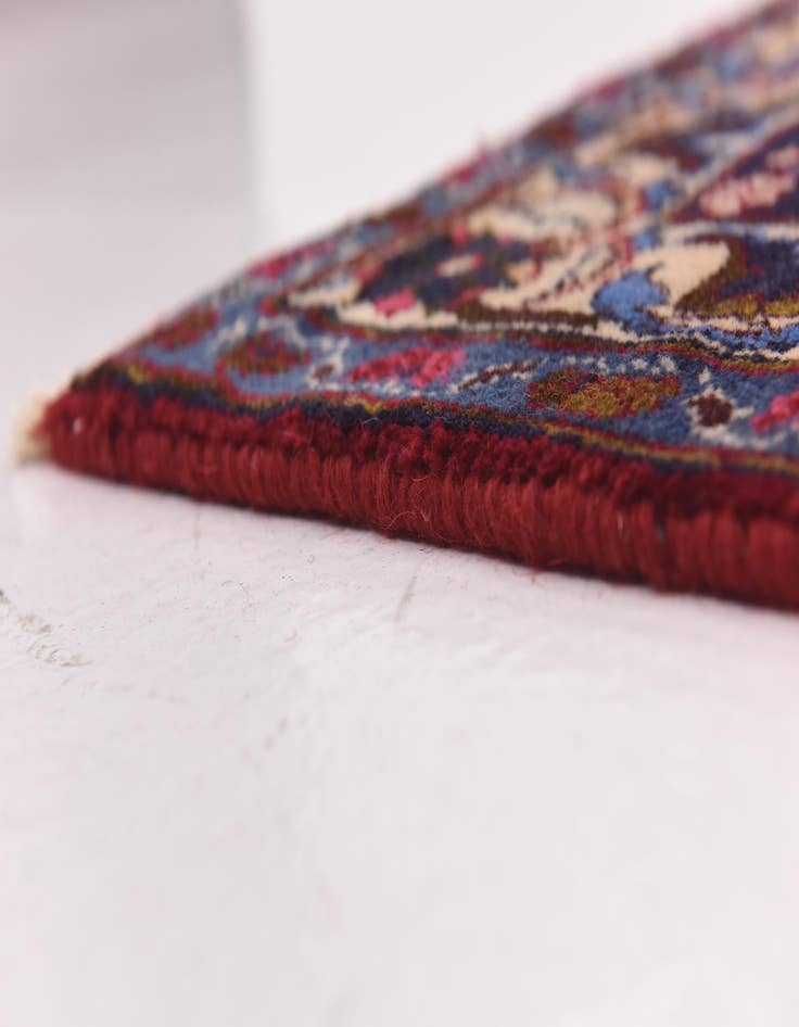 Detail image of 9' 9 x 12'  Hand Knotted Mashad Persian Wool Rug