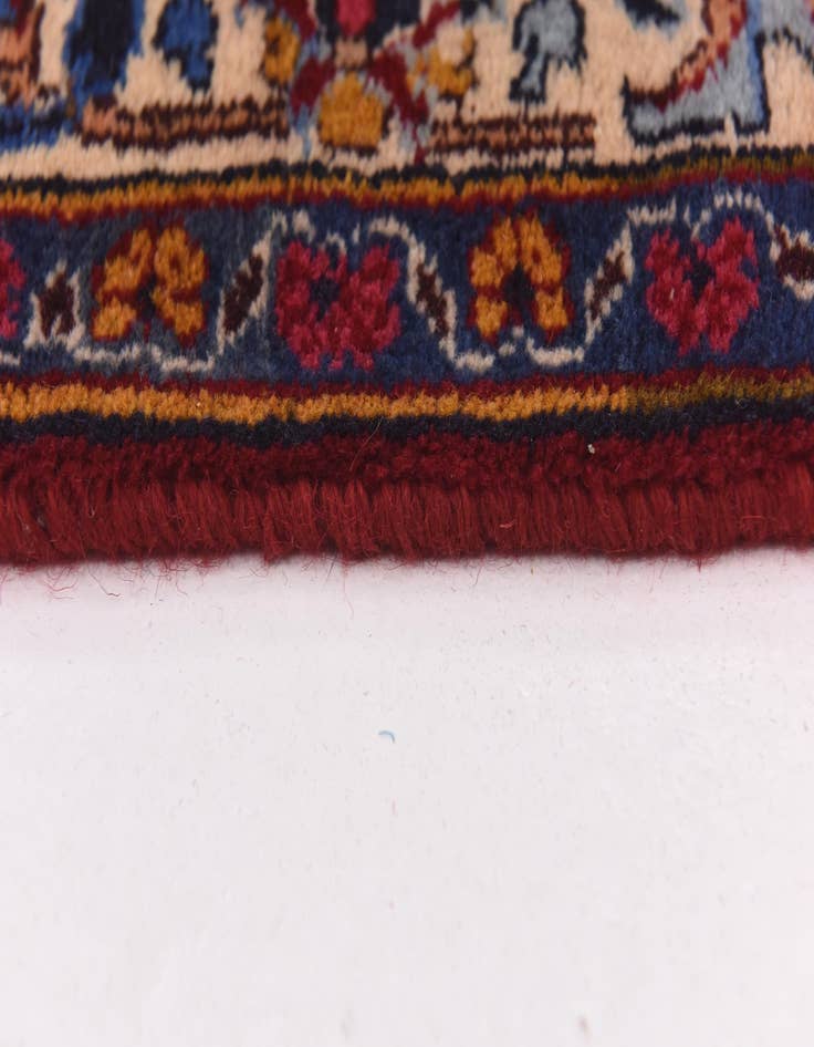 Detail image of 9' 9 x 12'  Hand Knotted Mashad Persian Wool Rug