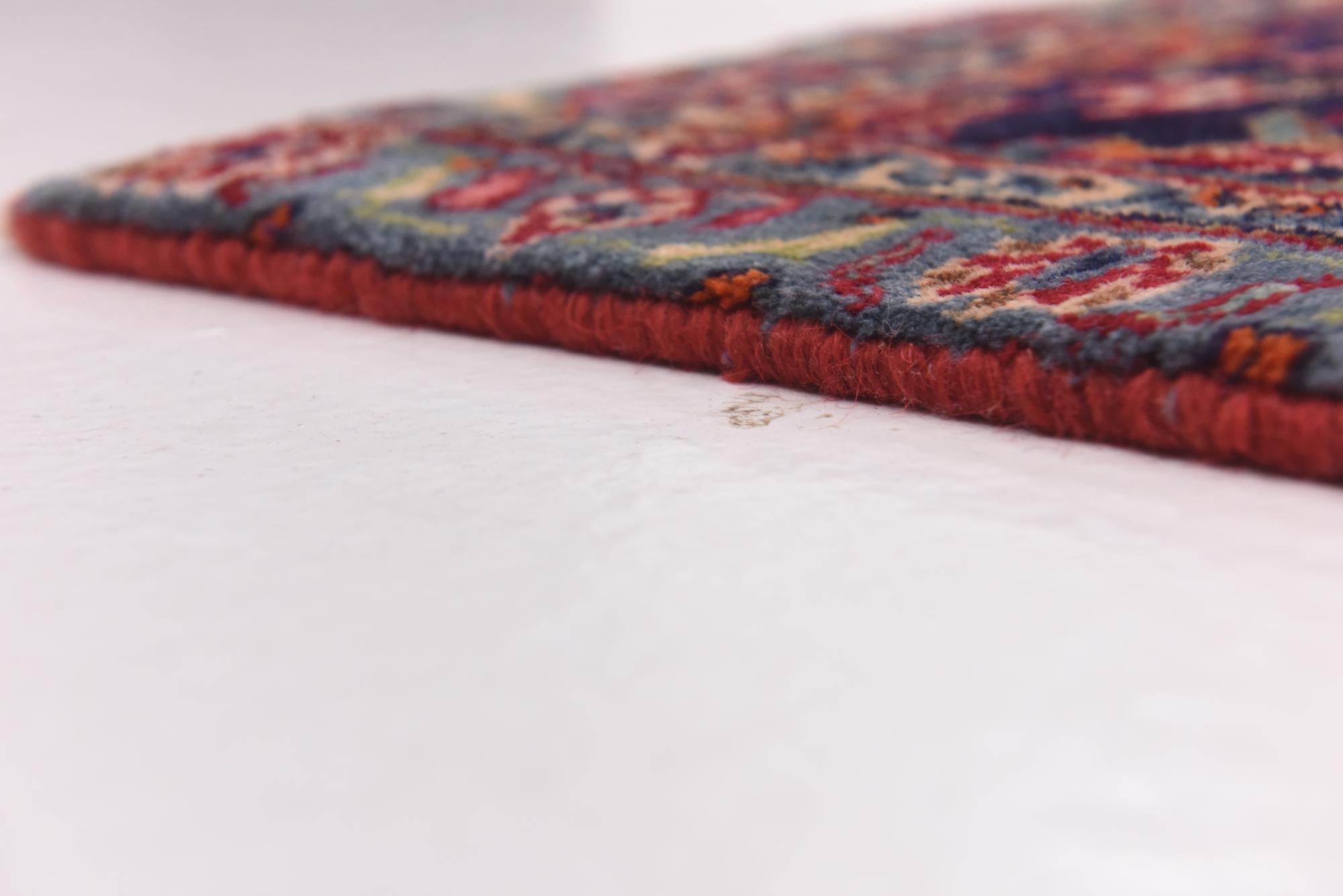 9' 6 x 12' 6 Hand Knotted Mashad Persian Wool Rug
