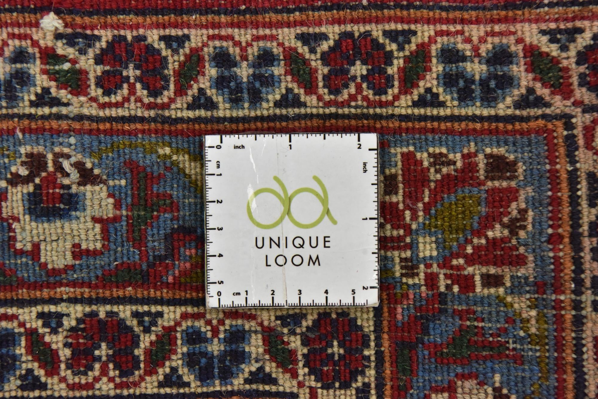9' 8 x 13' 8 Hand Knotted Mashad Persian Wool Rug