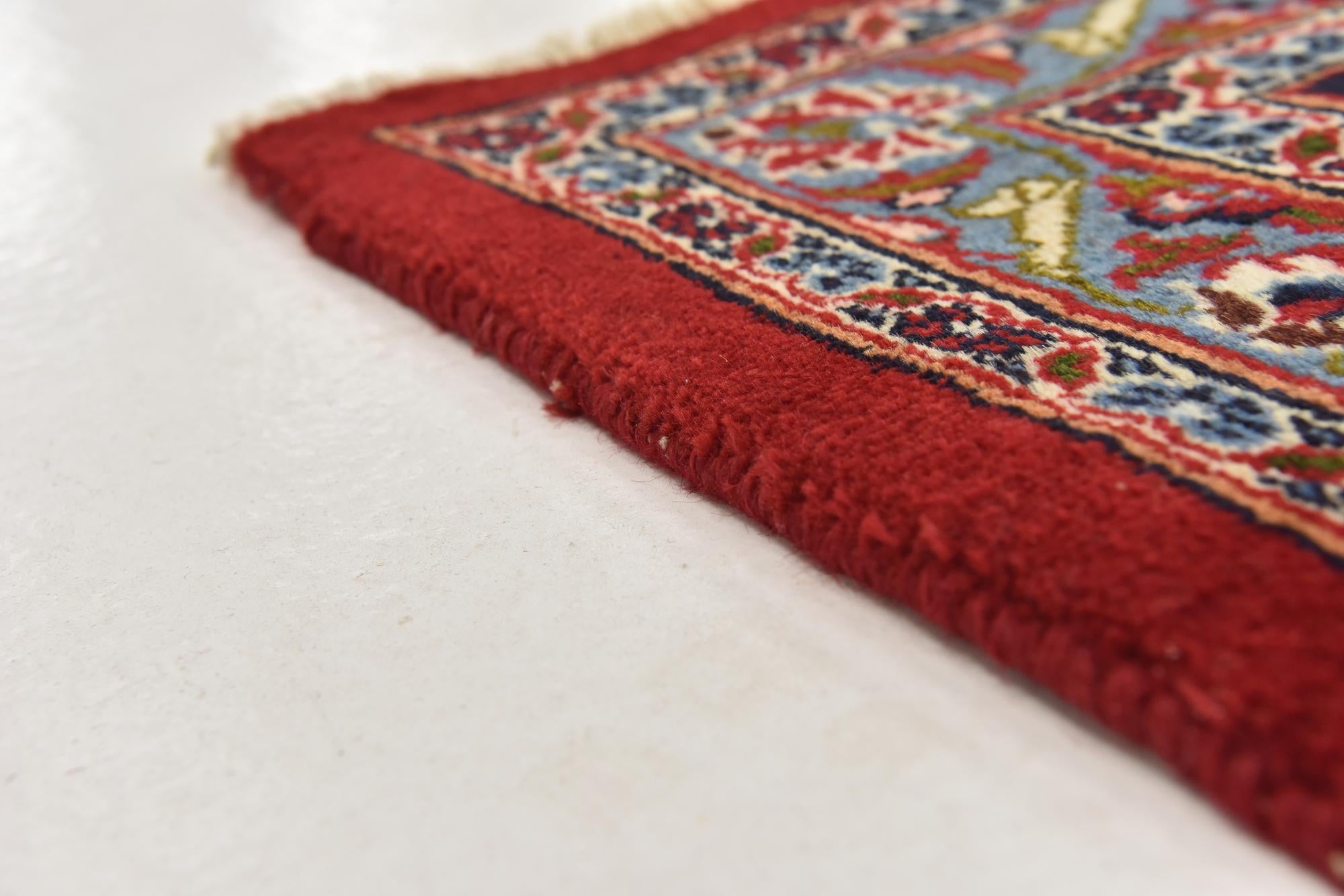 9' 8 x 13' 8 Hand Knotted Mashad Persian Wool Rug