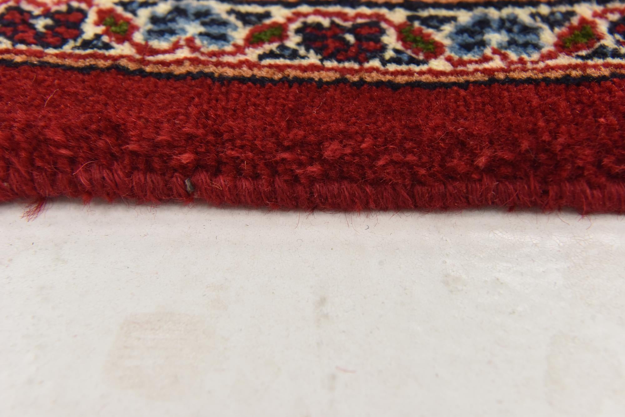9' 8 x 13' 8 Hand Knotted Mashad Persian Wool Rug