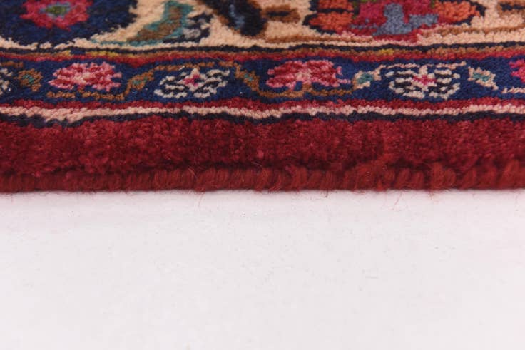 Detail image of 9' 8 x 13' Hand Knotted Mashad Persian Wool Rug