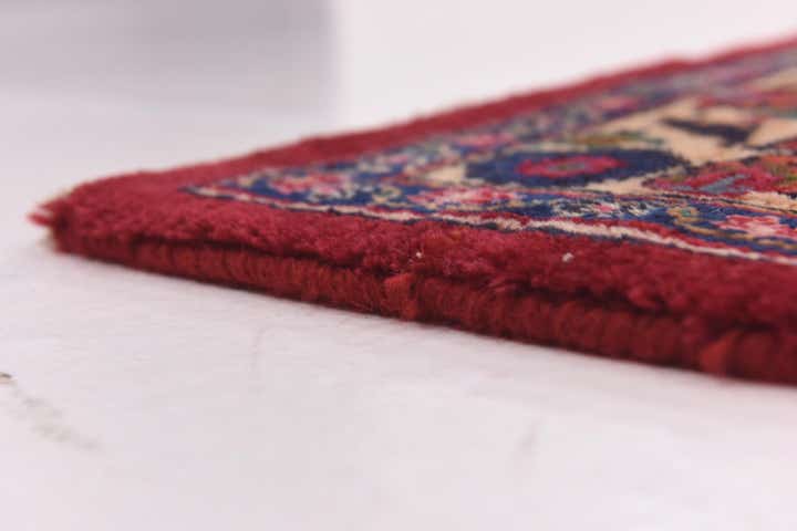 9' 8 x 13' Hand Knotted Mashad Persian Wool Rug