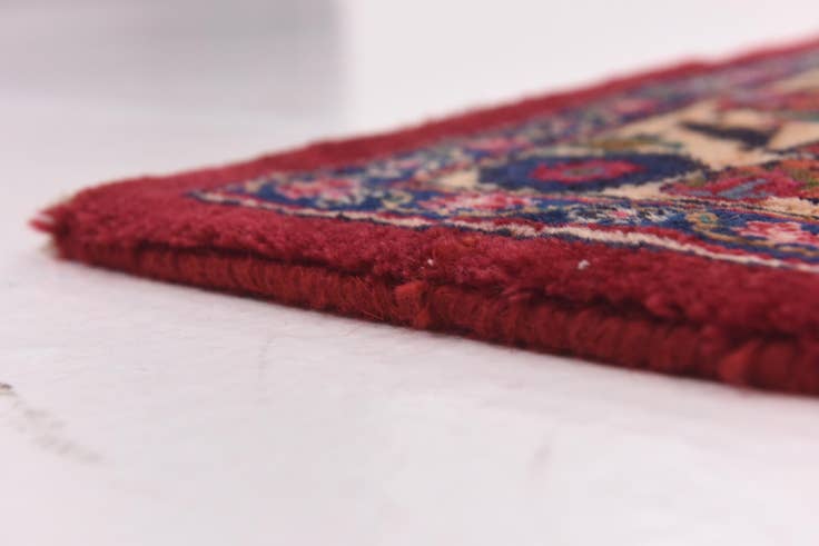 Detail image of 9' 8 x 13' Hand Knotted Mashad Persian Wool Rug