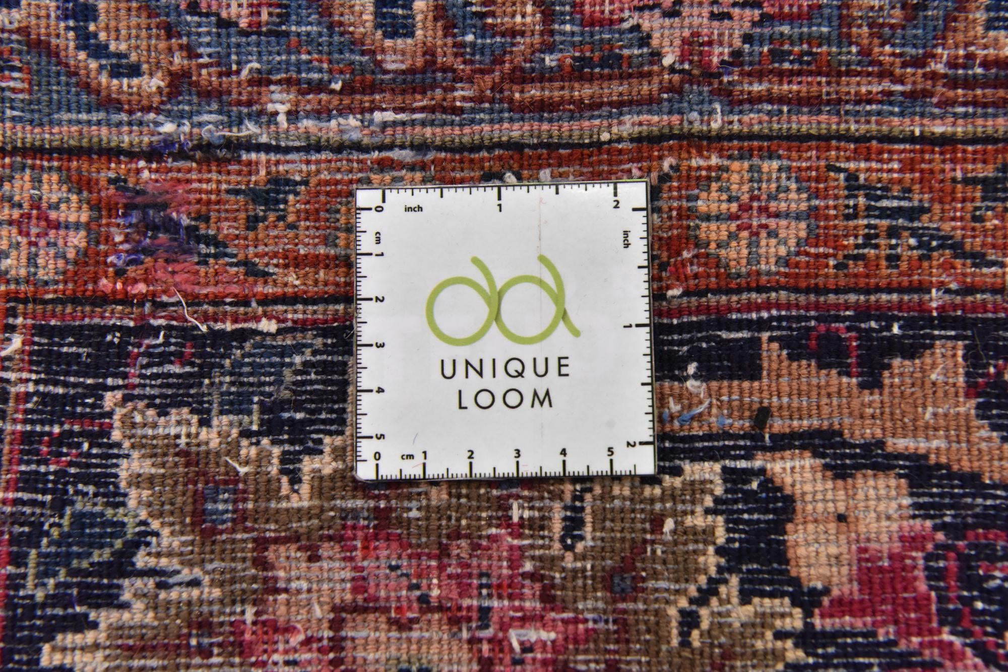 9' 7 x 13' Hand Knotted Mashad Persian Wool Rug