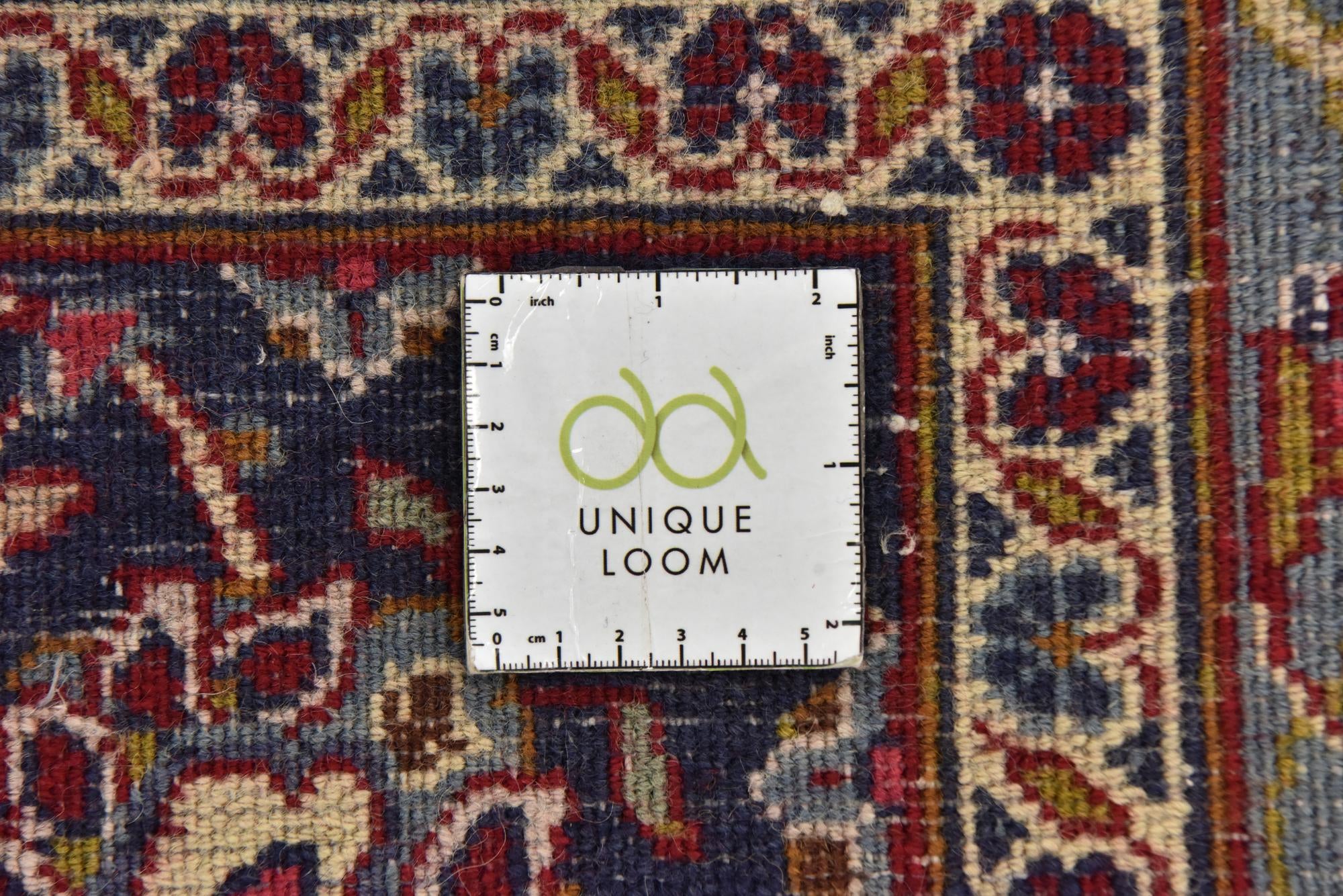 9' 7 x 13' Hand Knotted Mashad Persian Wool Rug