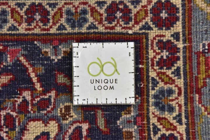 9' 7 x 13' Hand Knotted Mashad Persian Wool Rug