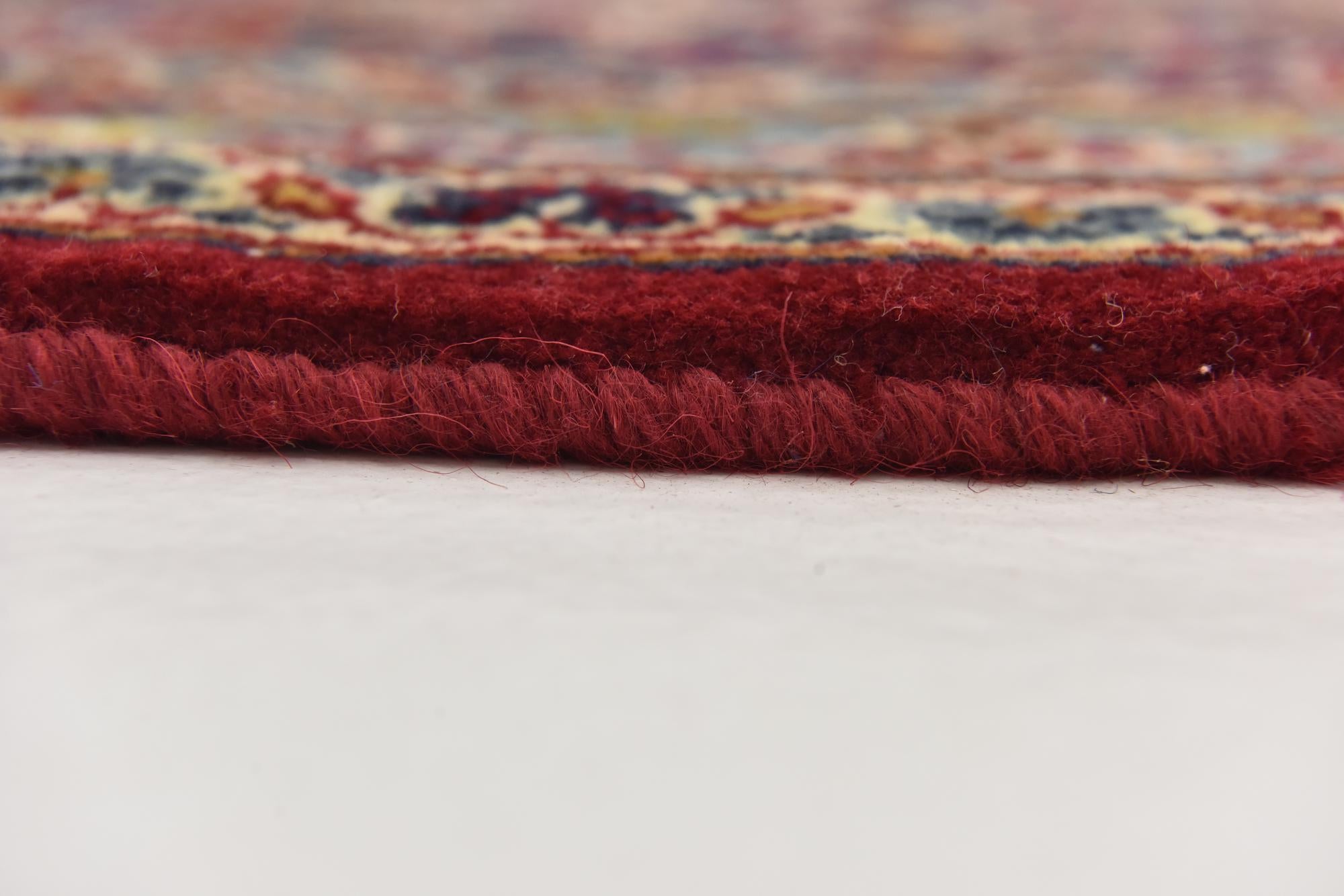 9' 7 x 13' Hand Knotted Mashad Persian Wool Rug