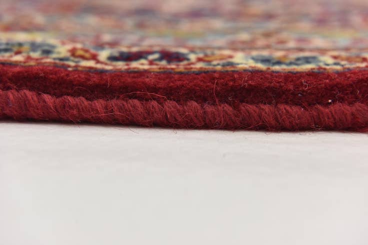 Detail image of 9' 7 x 13' Hand Knotted Mashad Persian Wool Rug