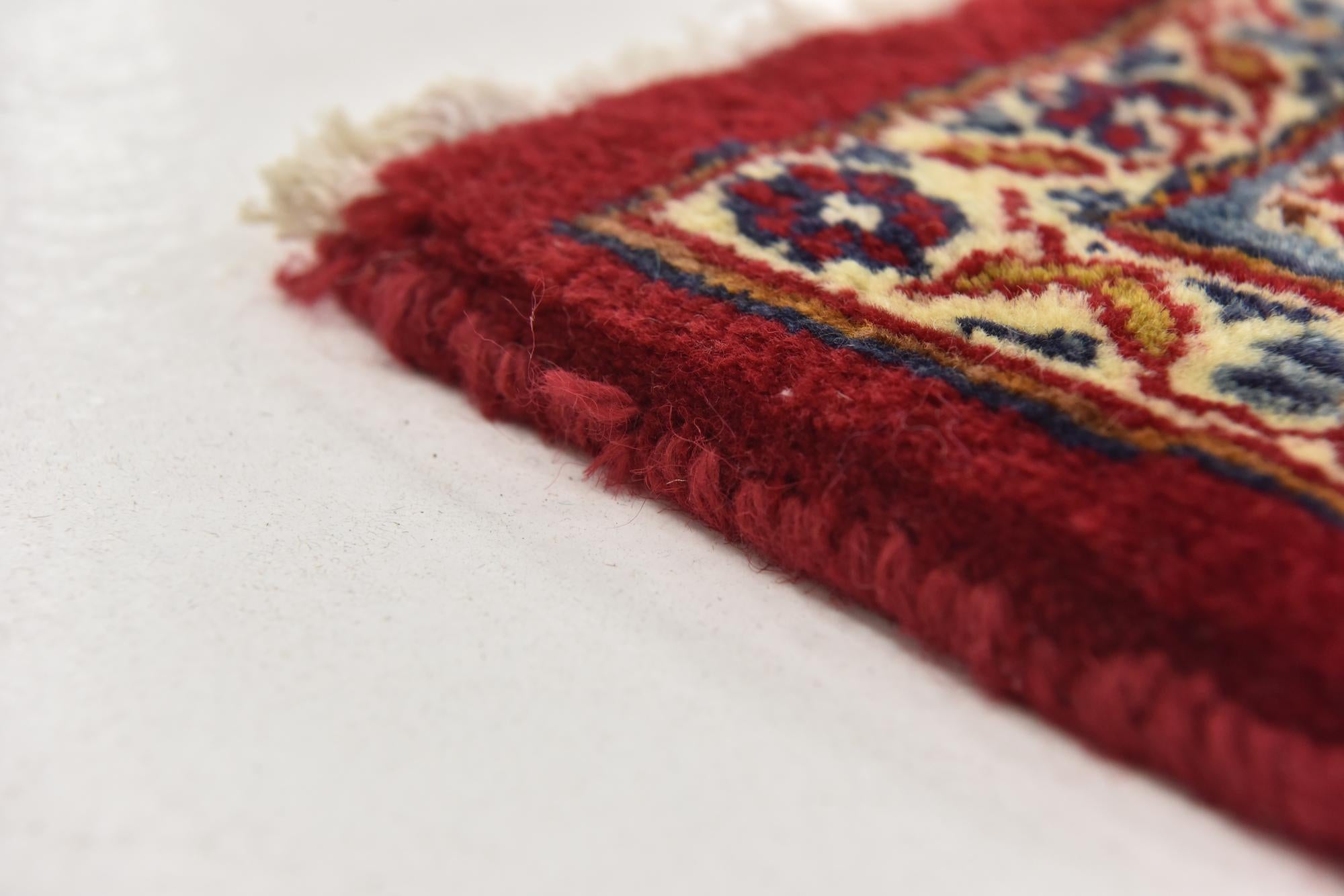 9' 7 x 13' Hand Knotted Mashad Persian Wool Rug