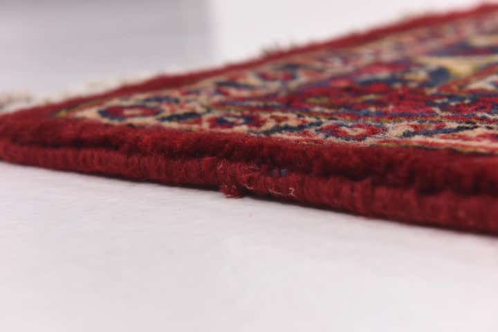 9' 8 x 12' 9 Hand Knotted Mashad Persian Wool Rug