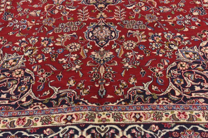 290cm x 385cm Handgeknüpft Mashad Persisch Wolle Teppich