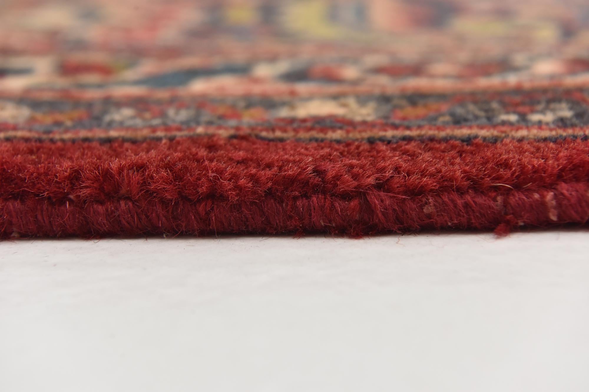 9' 7 x 12' 9 Hand Knotted Mashad Persian Wool Rug