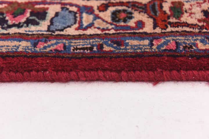 9' 9 x 12' 8 Hand Knotted Mashad Persian Wool Rug