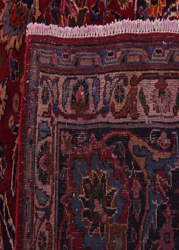 9' 9 x 12' 8 Hand Knotted Mashad Persian Wool Rug