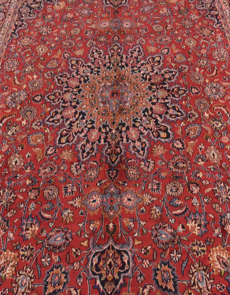 Detail image of 9' 8 x 12' 10  Hand Knotted Mashad Persian Wool Rug