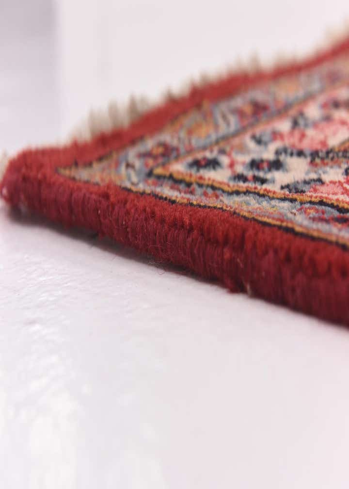 9' 8 x 12' 10 Hand Knotted Mashad Persian Wool Rug