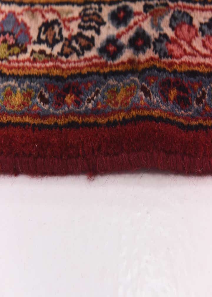9' 8 x 12' 10 Hand Knotted Mashad Persian Wool Rug
