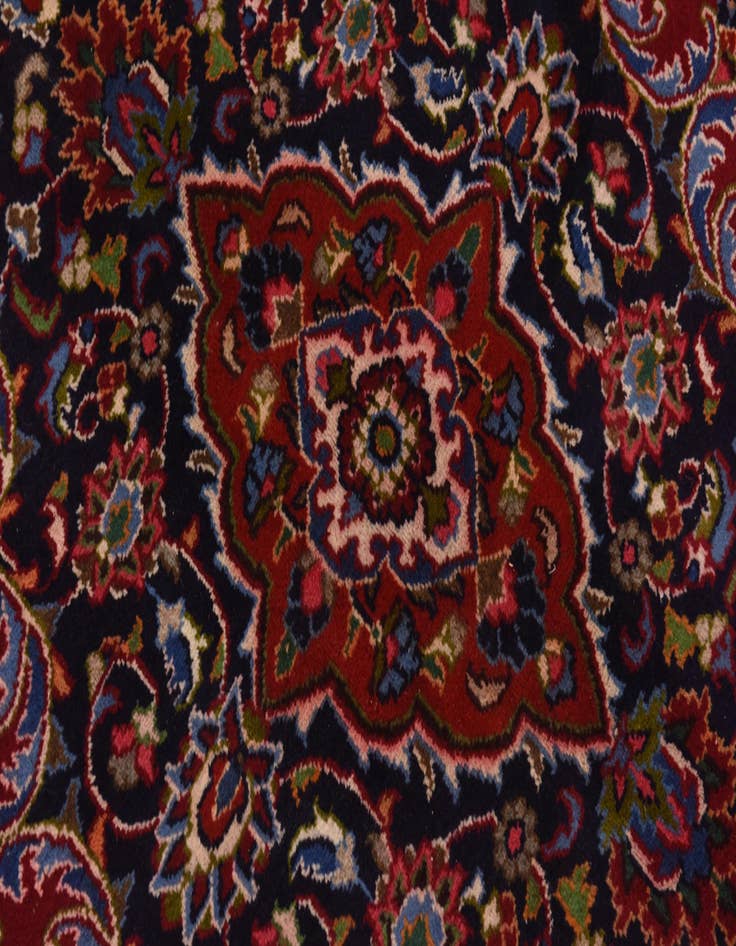 Detail image of 9' 4 x 12' 8  Hand Knotted Mashad Persian Wool Rug