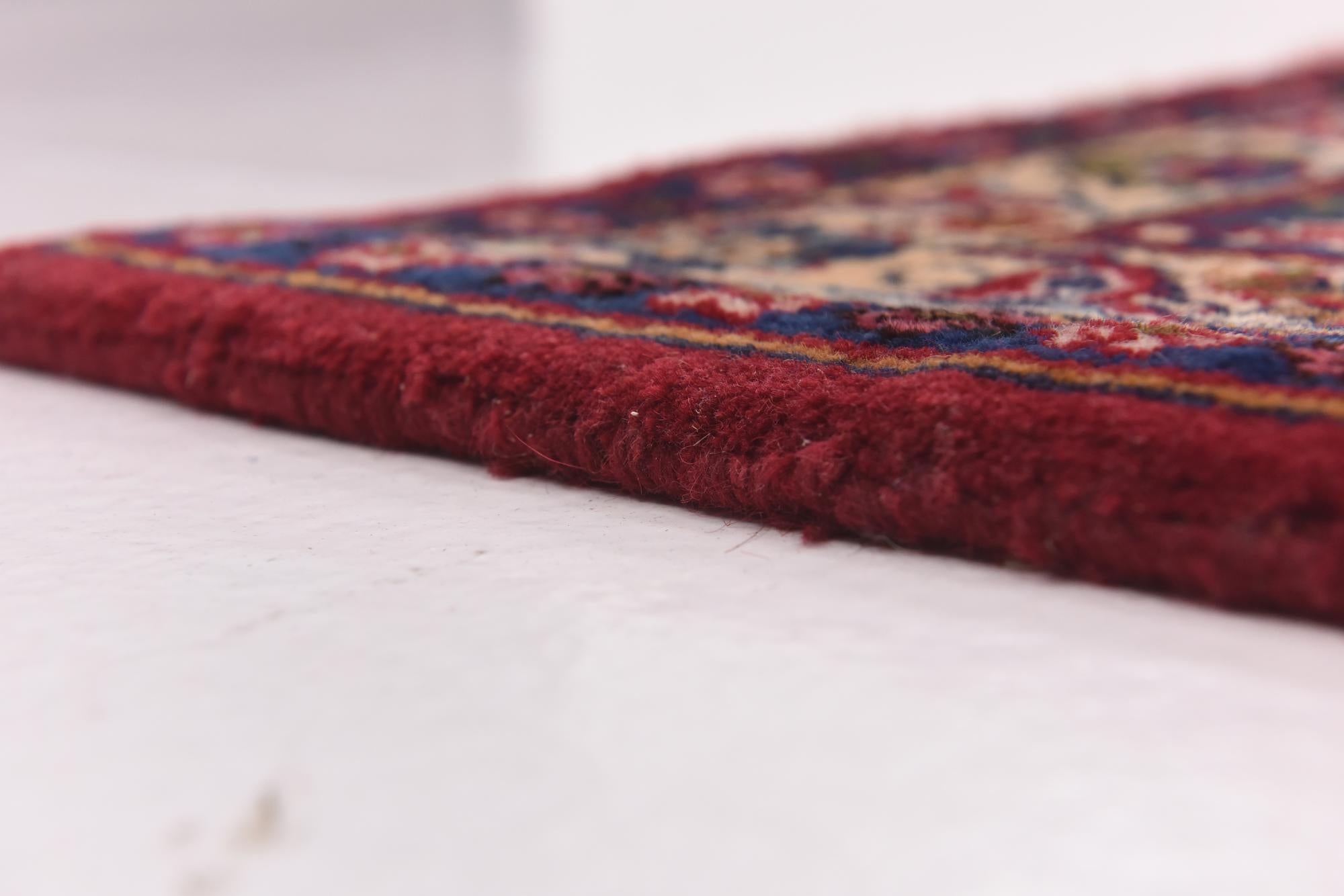 9' 9 x 12' 8 Hand Knotted Mashad Persian Wool Rug