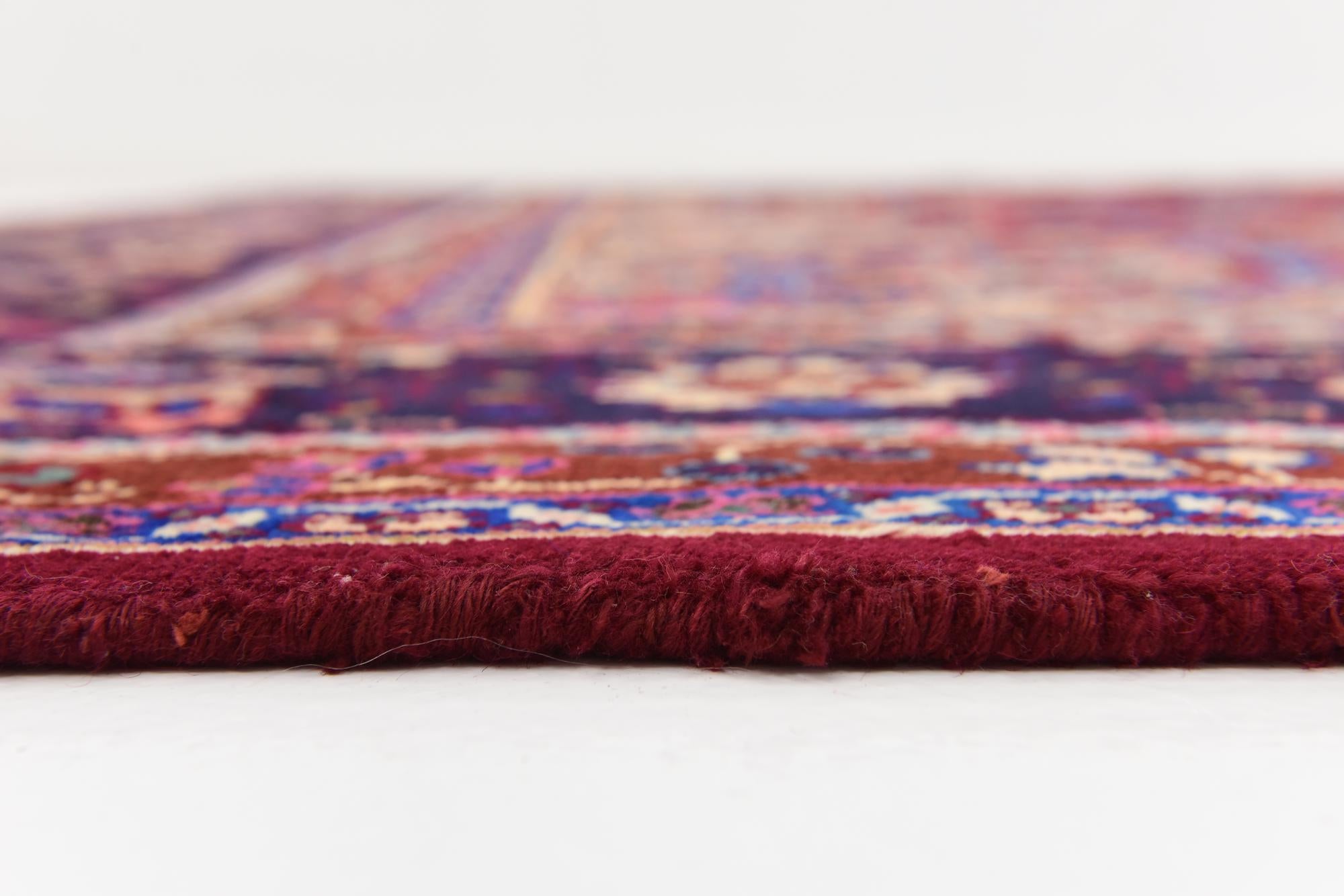 9' 10 x 13' 2 Hand Knotted Mashad Persian Wool Rug