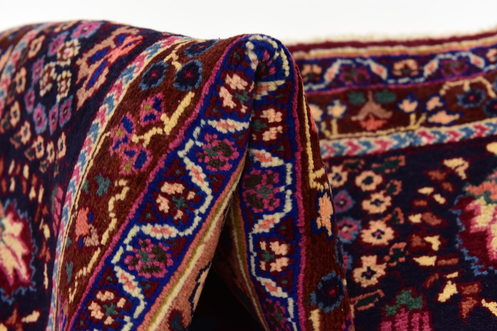 9' 10 x 13' 2 Hand Knotted Mashad Persian Wool Rug