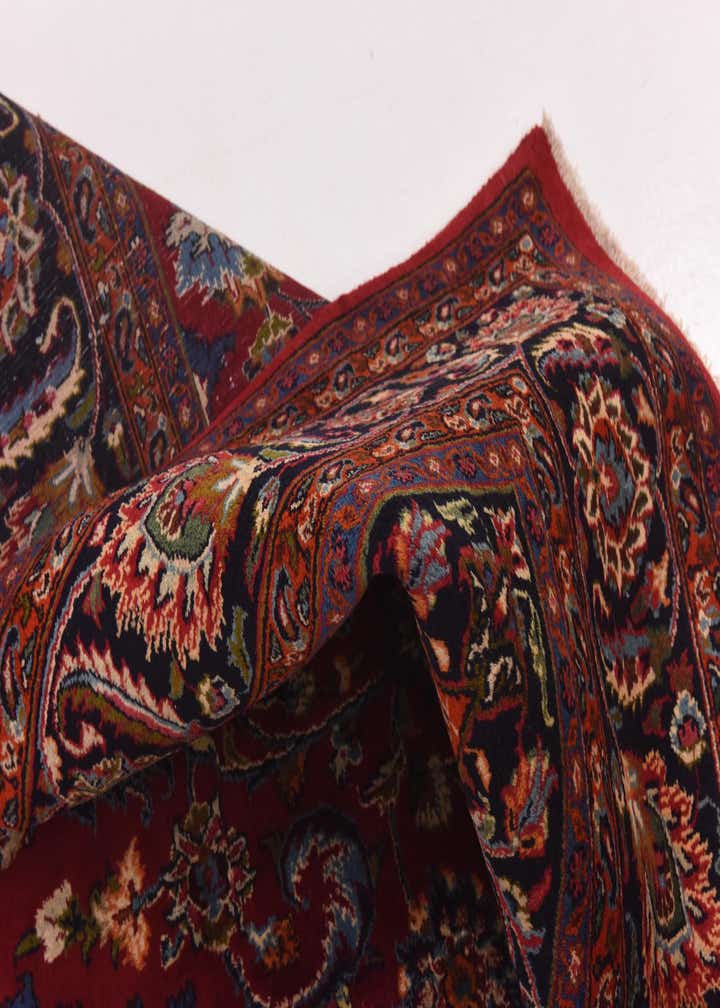 9' 8 x 12' 7 Hand Knotted Mashad Persian Wool Rug