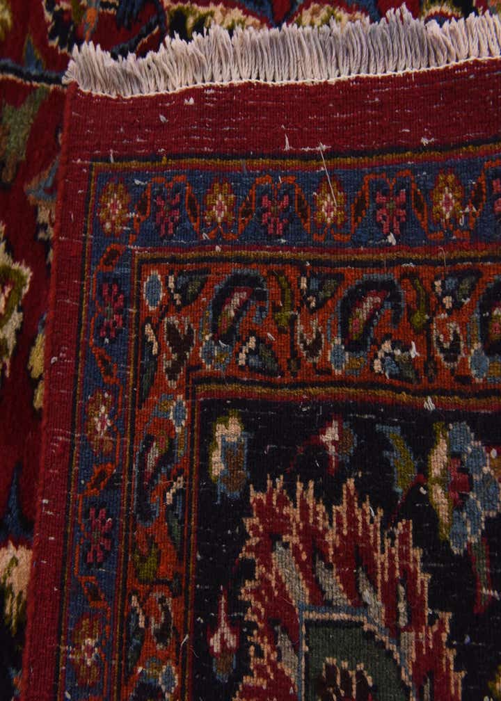 9' 8 x 12' 7 Hand Knotted Mashad Persian Wool Rug