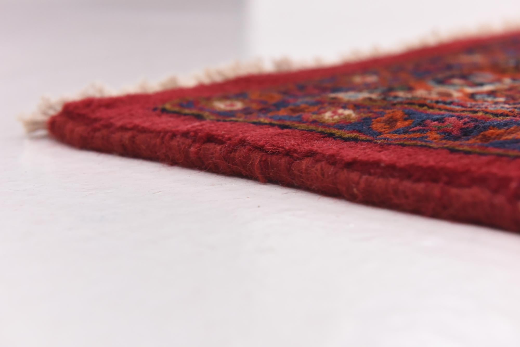 9' 8 x 12' 7 Hand Knotted Mashad Persian Wool Rug
