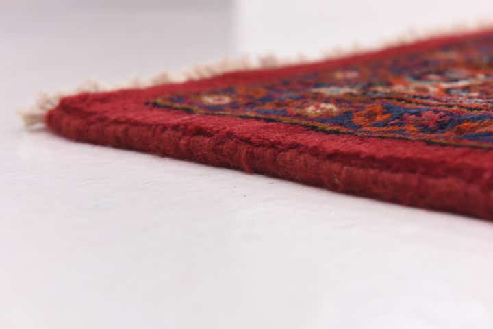 9' 8 x 12' 7 Hand Knotted Mashad Persian Wool Rug