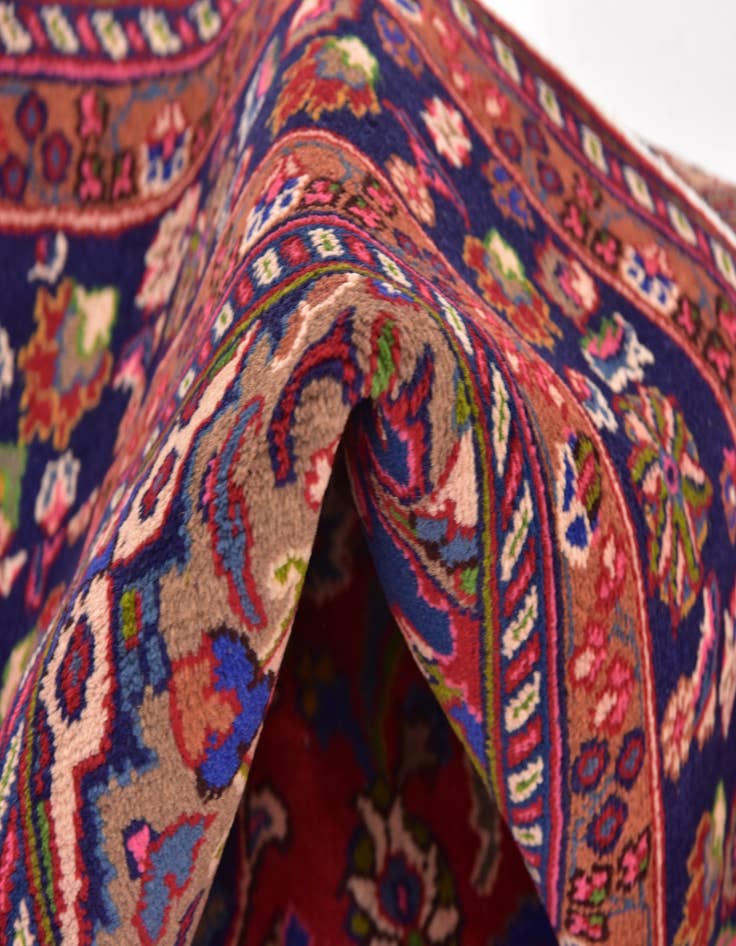 Detail image of 6' 3 x 9' 4  Hand Knotted Mashad Persian Wool Rug