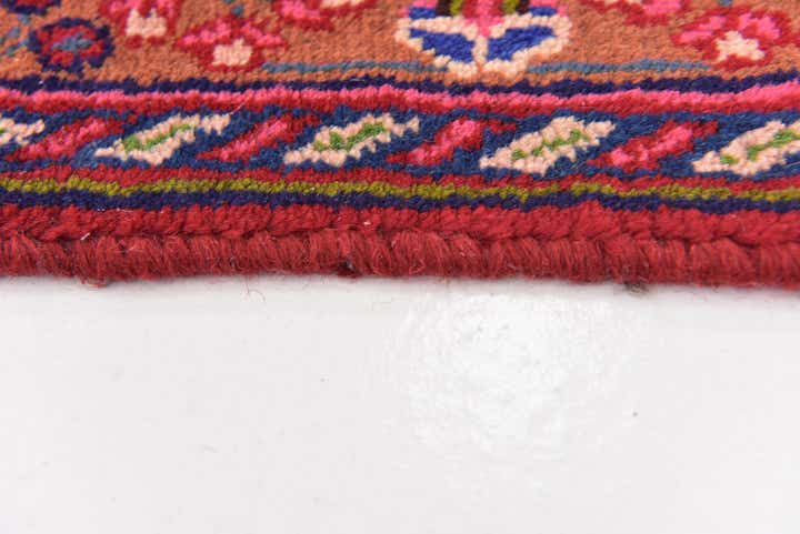 6' 3 x 9' 4 Hand Knotted Mashad Persian Wool Rug