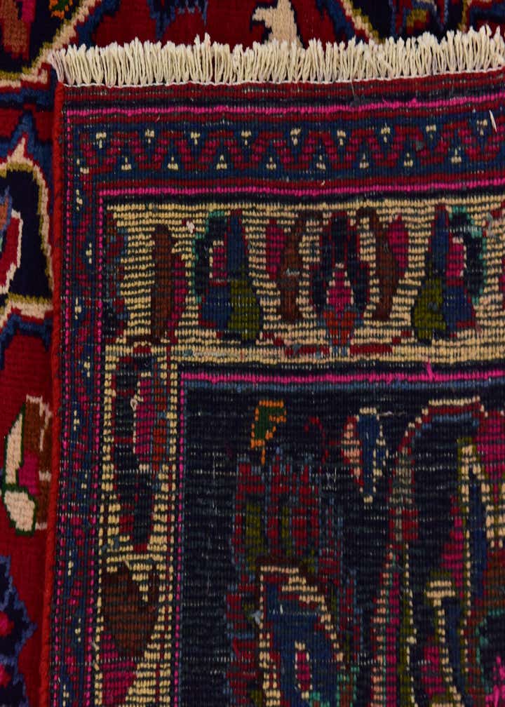 9' 8 x 13' Hand Knotted Mashad Persian Wool Rug