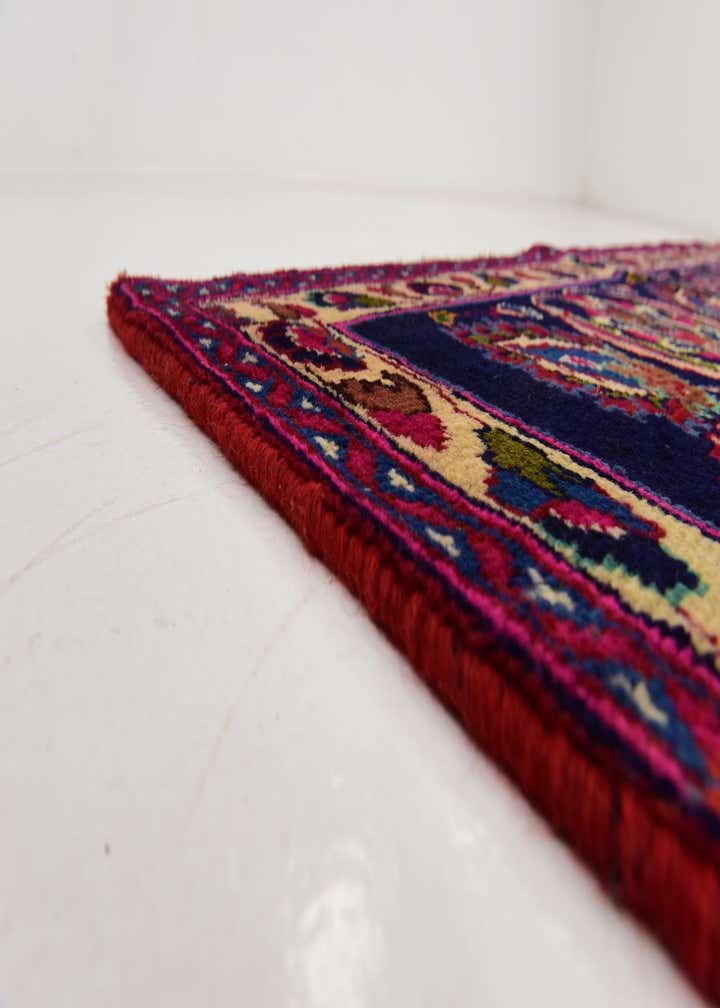 9' 8 x 13' Hand Knotted Mashad Persian Wool Rug