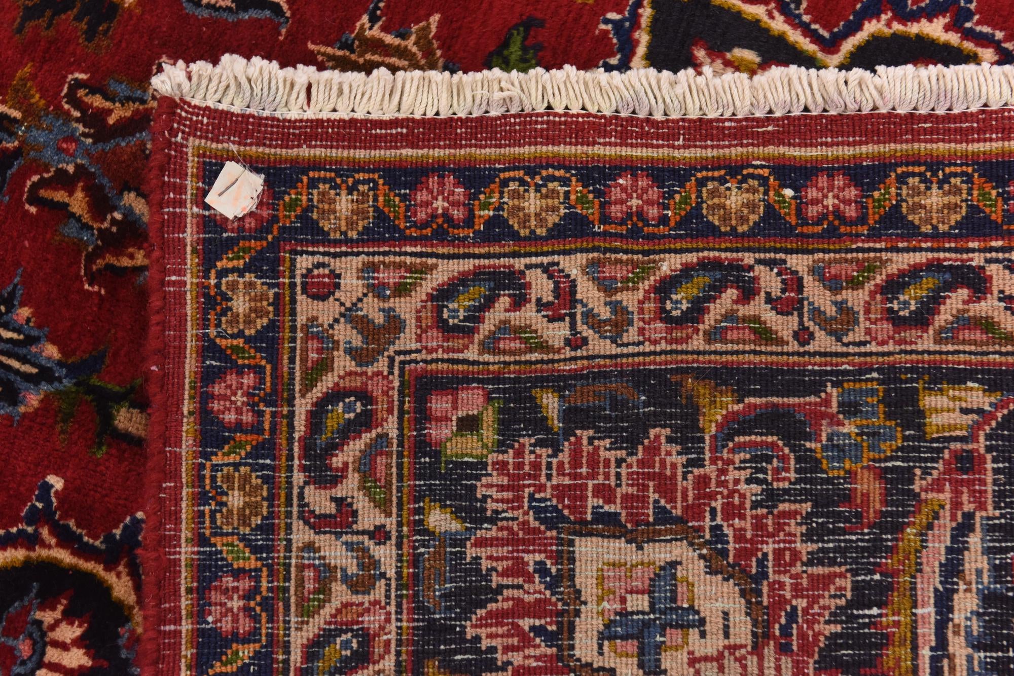 9' 6 x 12' 7 Hand Knotted Mashad Persian Wool Rug
